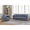 Armen Living Heritage 2 Piece Gray Fabric Upholstered Sofa & Chair Set SETHTGREY2PC - alternate 5